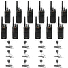 Image of the Motorola BPR50dx 12 Pack Bundle with HKLN4606 Speaker Microphones, showcasing twelve Motorola BPR50dx radios and twelve HKLN4606 remote speaker microphones for reliable and efficient communication. Designed for industries requiring rugged and professional-grade two-way communication solutions.