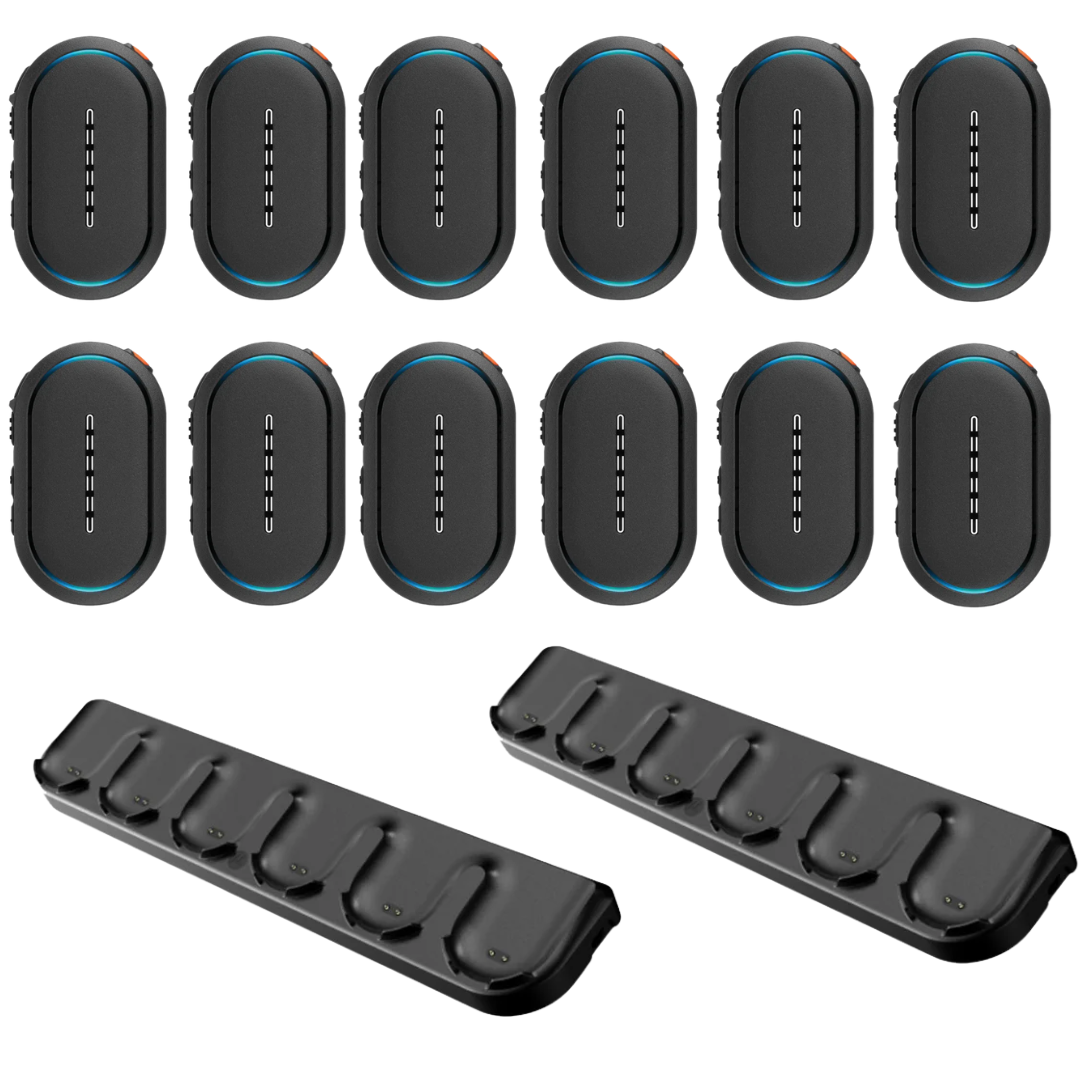 Motorola TLK25 12 Pack Bundle with Multi-Unit Charger