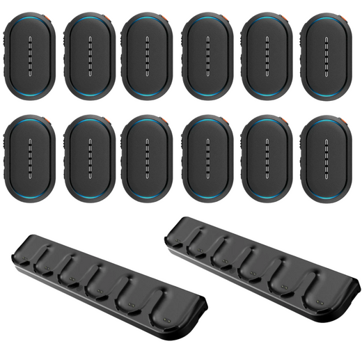 Motorola TLK25 12 Pack Bundle with Multi-Unit Charger