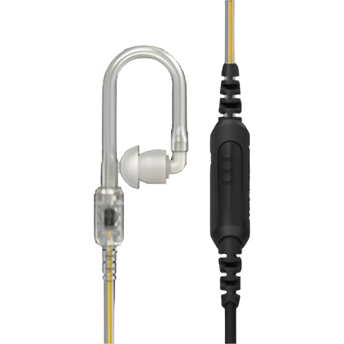 Motorola PMLN8341 1‑Wire Surveillance Kit with Translucent Acoustic Tube for MOTOTRBO Ion