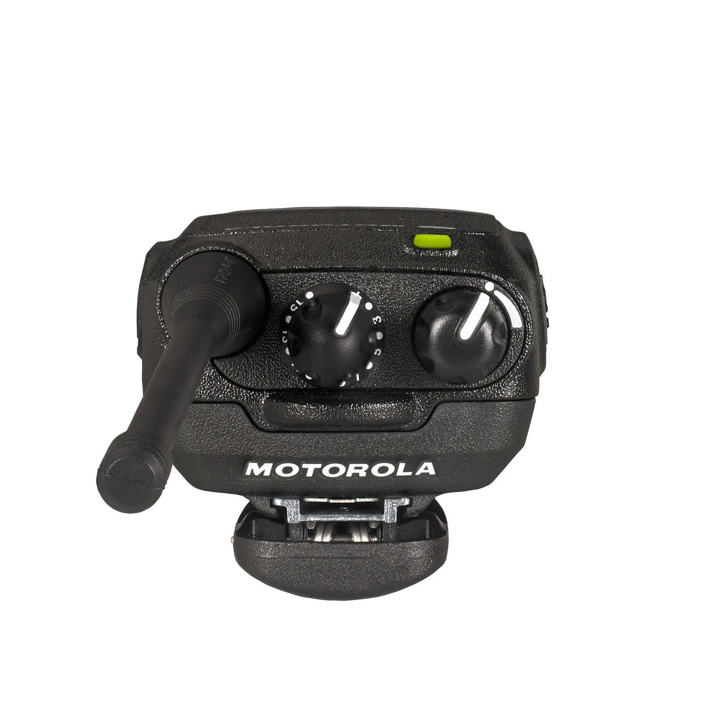 Motorola CP185 Business Radio – 4W UHF / 5W VHF, 16 Channels – top view