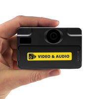 VT100 Body Worn Camera – in-hand view