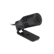 Motorola GMMN4065 visor microphone with mounting bracket for mobile two-way radios, compact black design with directional mic head.
