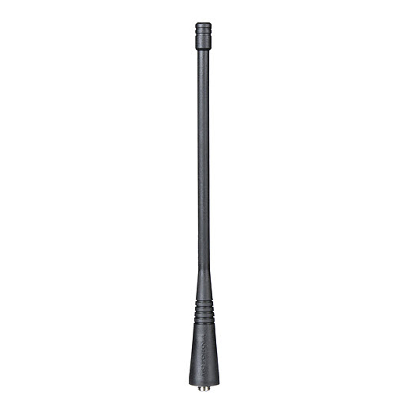 Motorola PMAE4016A UHF whip antenna 403–520 MHz, 17cm, designed for Motorola CP100d and CP200d radios. Flexible, OEM replacement antenna.