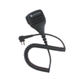Motorola PMMN4013 remote speaker microphone with large PTT for Motorola two-way radios.