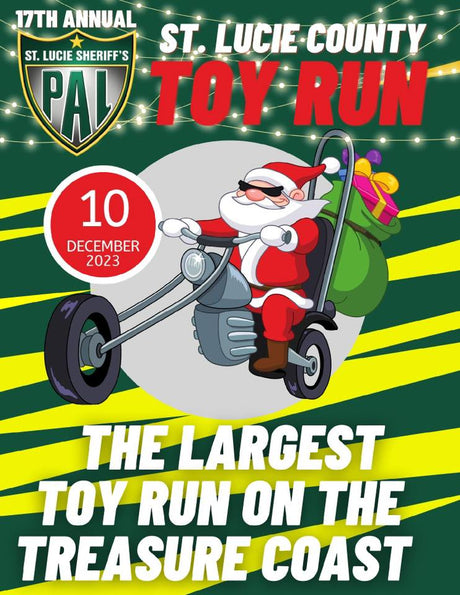 Supporting St. Lucie Sheriff's PAL Toy Run 2022