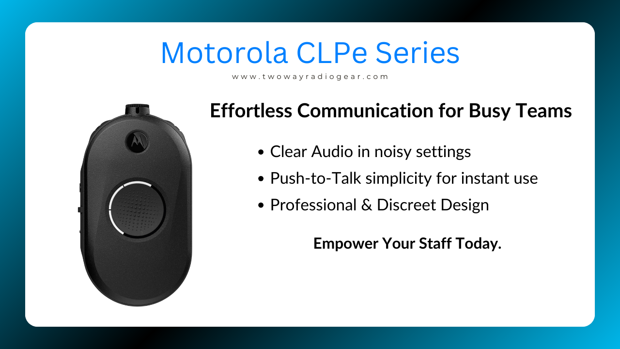 Enhancing Retail Communication with Motorola CLP1080e