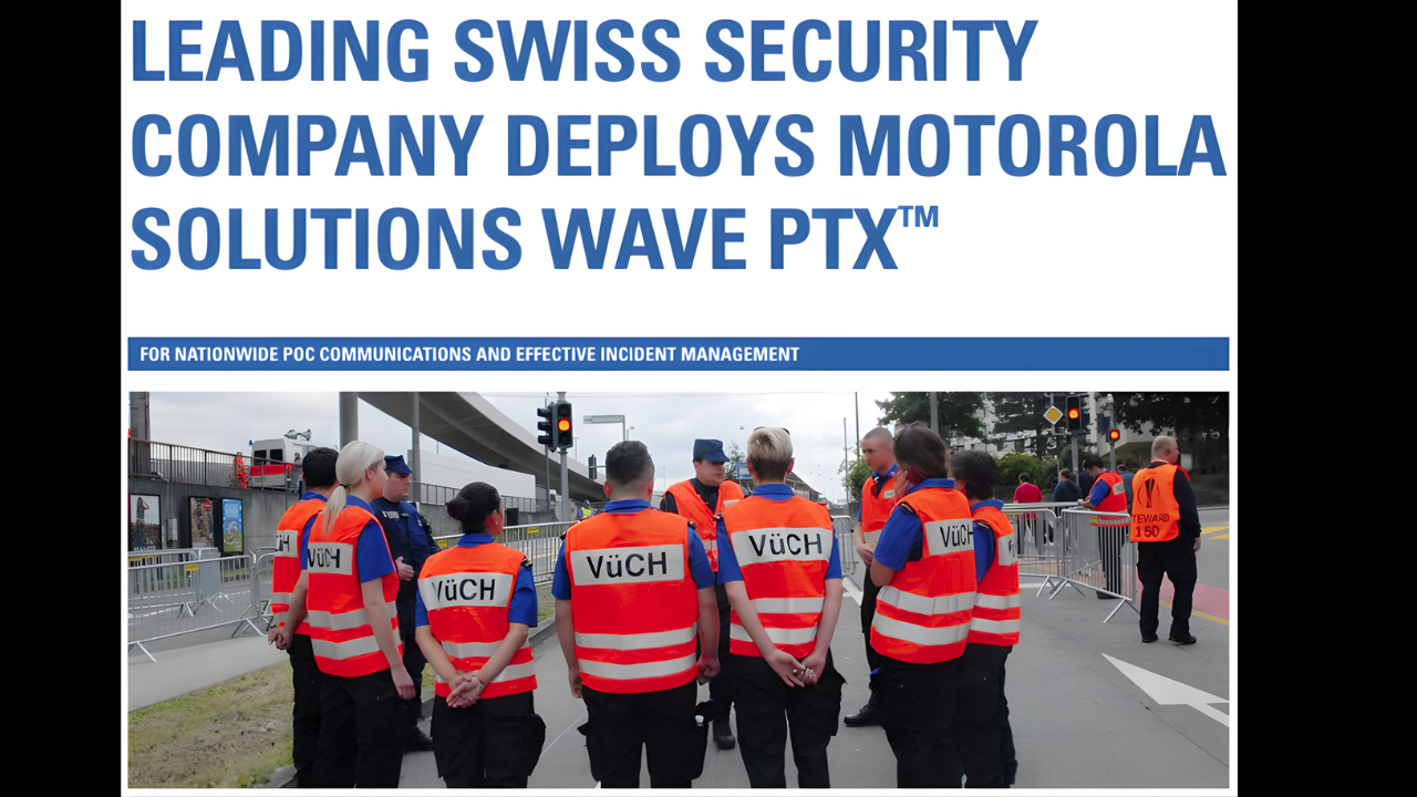How a Swiss Security Leader Transformed Nationwide Operations with WAVE PTX™