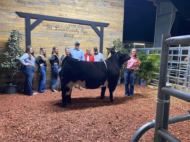 MARCH 2022 PAY IT FORWARD - ST. LUCIE COUNTY FAIR STEER SALE- 4H