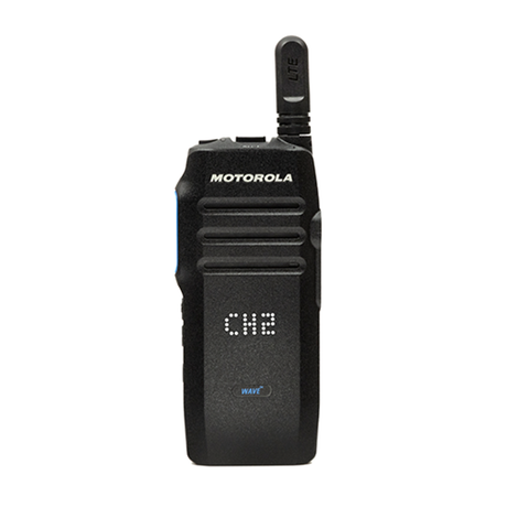 Motorola TLK100 Radio on white background