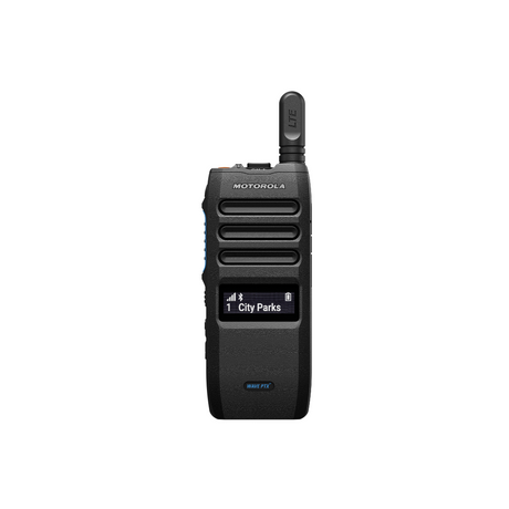 Motorola TLK110 Radio on white background