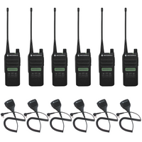 
              Motorola CP100D Limited-Display 6 Pack bundle and PMMN4013A Speaker Microphones
            