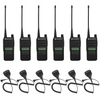 Motorola CP100D Limited-Display 6 Pack bundle and PMMN4013A Speaker Microphones