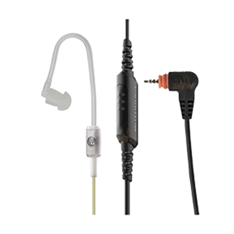 Motorola PMLN8191 Clear Tube Surveillance Earpiece