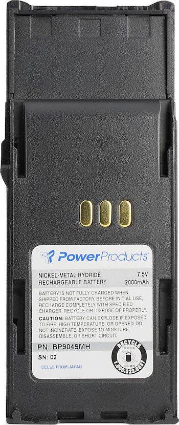 Power Products BP9049MH Battery for Motorola P1225