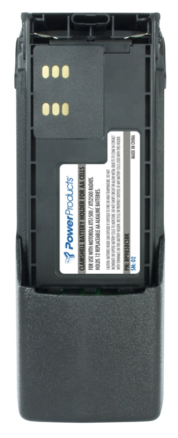 Power Products BP9858CSBK Battery Case for Motorola MT1500