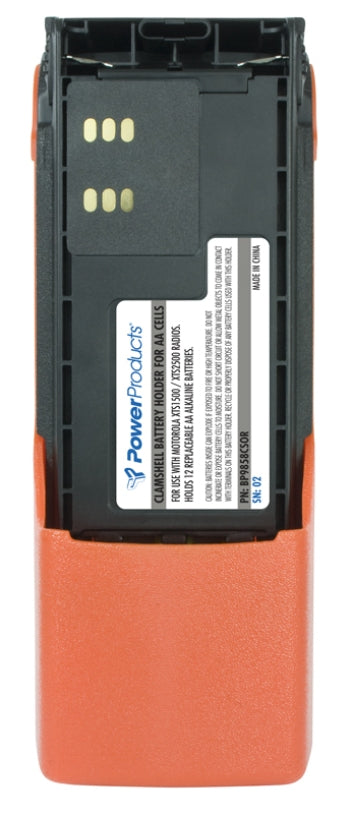 Power Products BP9858CSOR Battery Case for Motorola MT1500