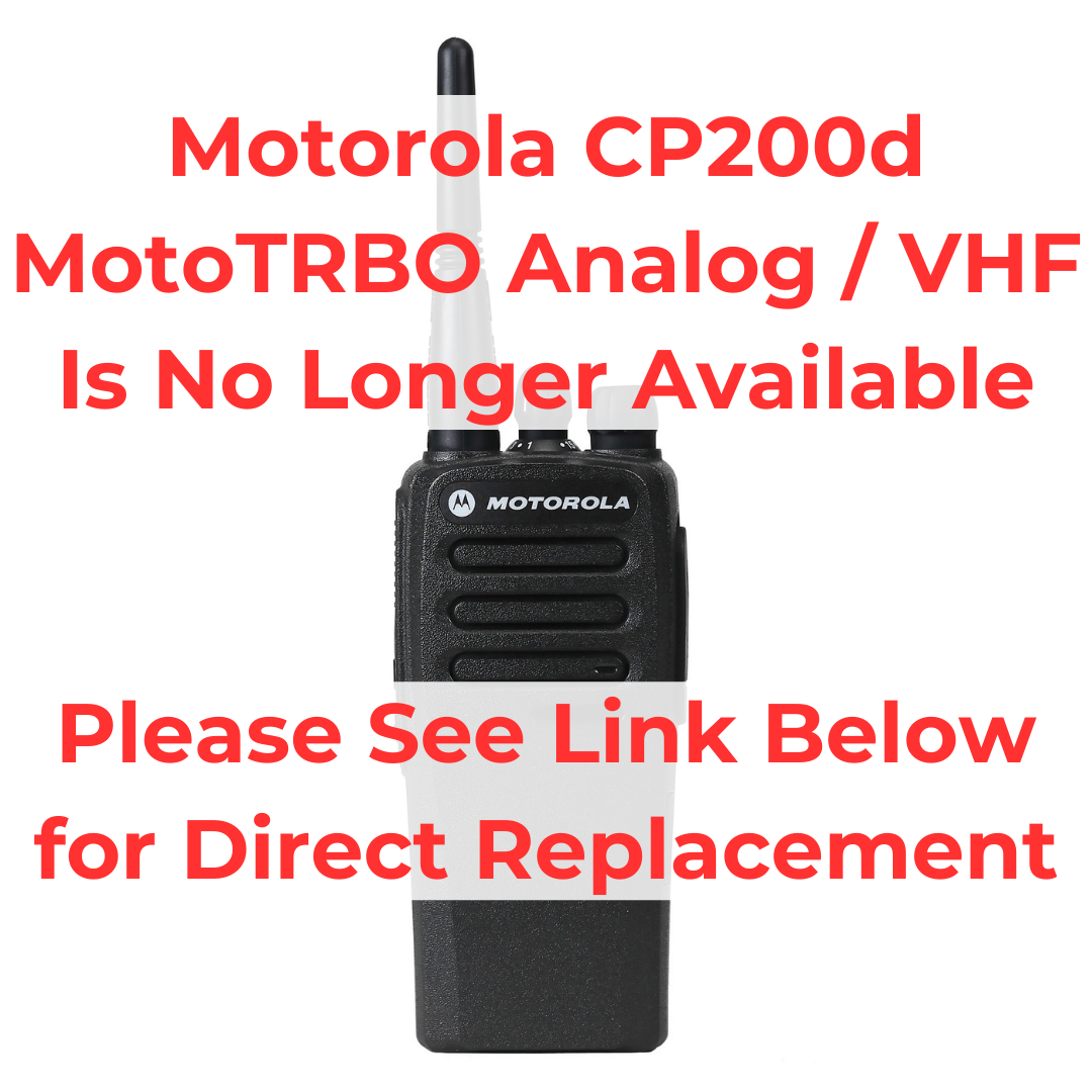 Motorola CP200d MotoTRBO Portable Radio