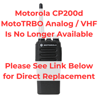 
              Motorola CP200d MotoTRBO Portable Radio
            