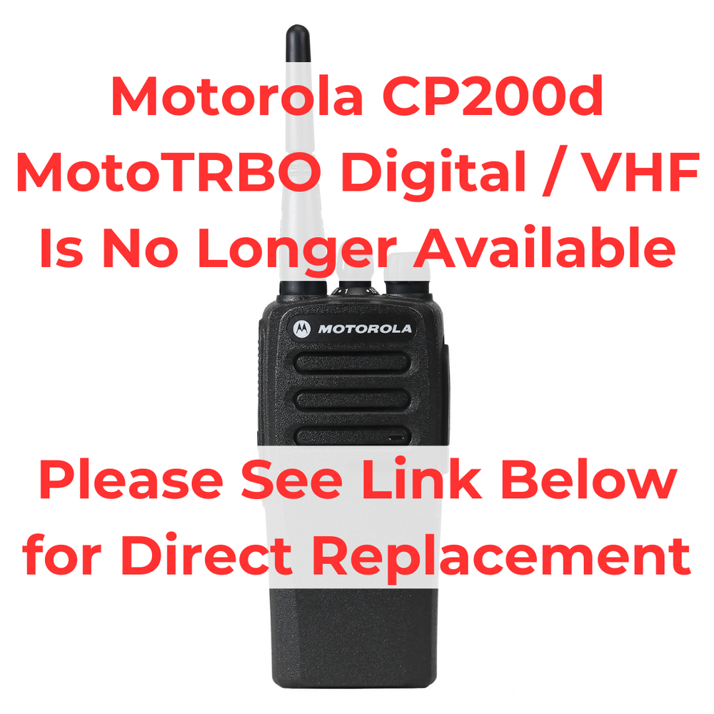 Motorola CP200d MotoTRBO Portable Radio