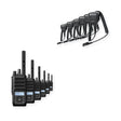 Motorola R5 Display Radio 6 Pack Bundle with Speaker Microphones