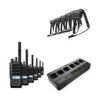 Motorola R5 Display Radio 6 Pack Bundle with Speaker Microphones and Multi Unit Charger