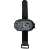 Motorola PMLN8332 Vehicle Mount. Black plastic mount with adjustable arm and clip designed to hold a Motorola WP300 Wireless Bluetooth Control Pod for hands-free communication in a vehicle.