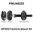 Motorola PMLN8332 Vehicle Mount. Securely holds your Motorola WP300 Wireless Bluetooth Control Pod for easy access and hands-free communication while driving.