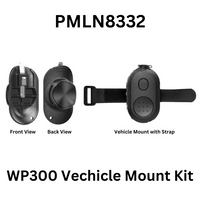 Motorola PMLN8332 Vehicle Mount. Securely holds your Motorola WP300 Wireless Bluetooth Control Pod for easy access and hands-free communication while driving.