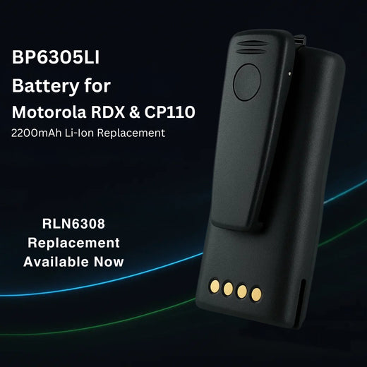 BP6305LI Battery for Motorola RDX & CP110 – 2200mAh Li-Ion