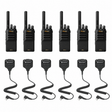 Motorola BPR45 6 Pack bundle with six HKLN4606 remote speaker microphones