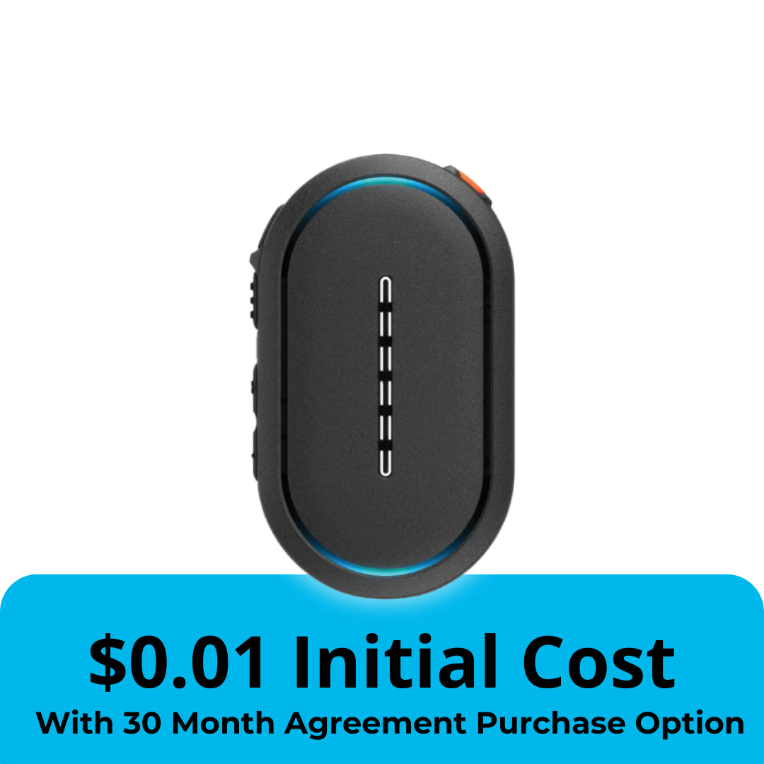 Buy Motorola CLPe Plus business two-way radio—compact push-to-talk headset-style device with front LED indicator for retail and hospitality use.