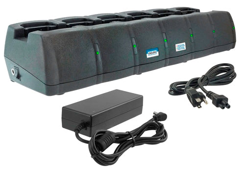 Endura EC6M-MT20 6-Bank Charger for Motorola RM Series — manufacturer representative photo