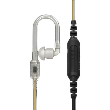 Motorola PMLN8341 1‑Wire Surveillance Kit with Translucent Acoustic Tube for MOTOTRBO Ion
