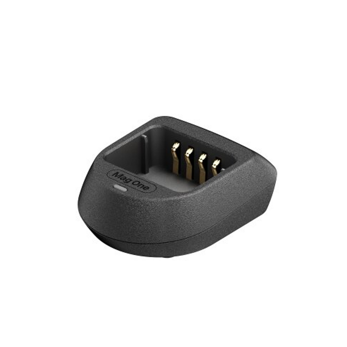 Motorola PMLN8599 Mag One BPR50DX single-unit drop-in charger pocket for two-way radios - requires separate PS000150A31 power supply.