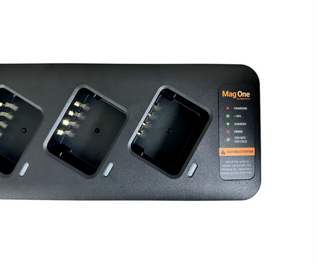 Motorola PMLN8893A Mag One six-pocket desktop multi-unit charger