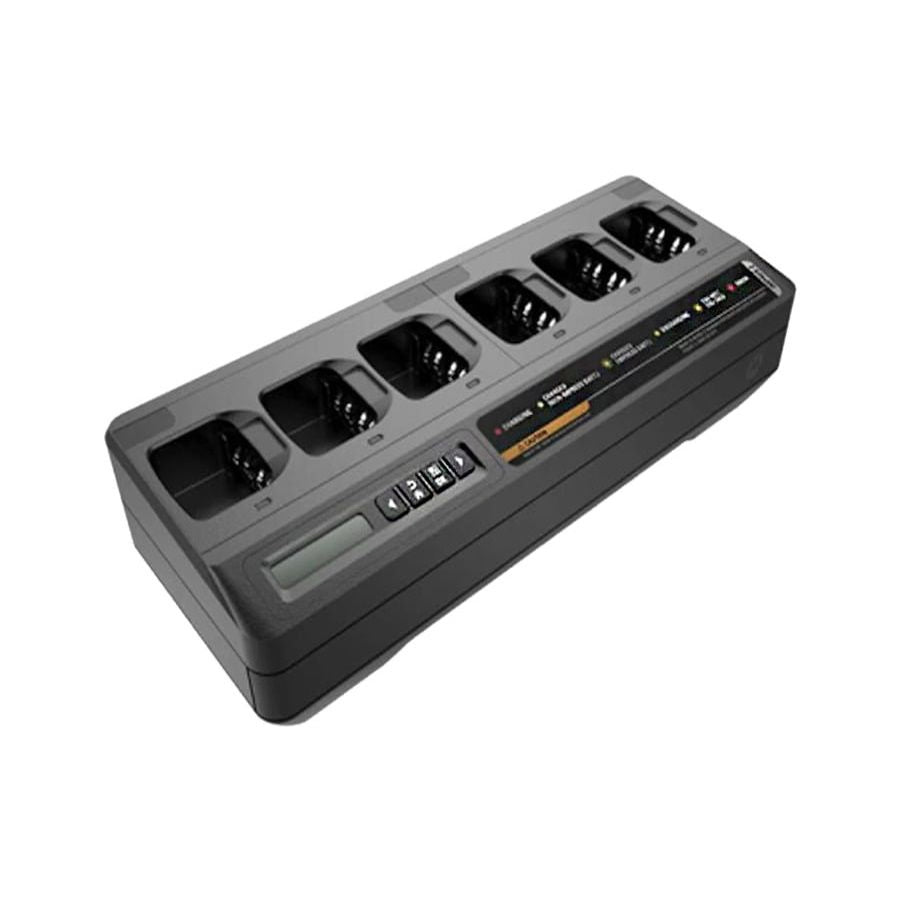 Motorola PMPN4498 IMPRES 2 Six‑Bay Multi‑Unit Charger for MOTOTRBO Ion Radios