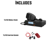 Motorola TLK150 Mobile Radio with Ignition Sensor – Nationwide Push-to-Talk (PoC) Solution for Seamless Business and Fleet Communication. Available at TwoWayRadioGear.com.