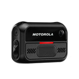 Motorola V200 Body Camera angled front-left view highlighting the ergonomic design and durable build for frontline workers in demanding industries.