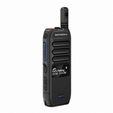Motorola TLK 200 WAVE PTX radio — right side view on white background