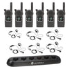 CLS1110 6 Pack Bundle with Multi Charger and Headsets