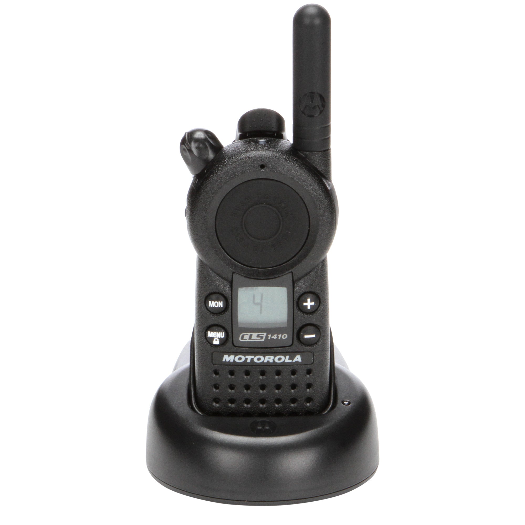 Motorola CLS1410 UHF 1W 4-Channel 2-Way Radio with popular Belt Clip