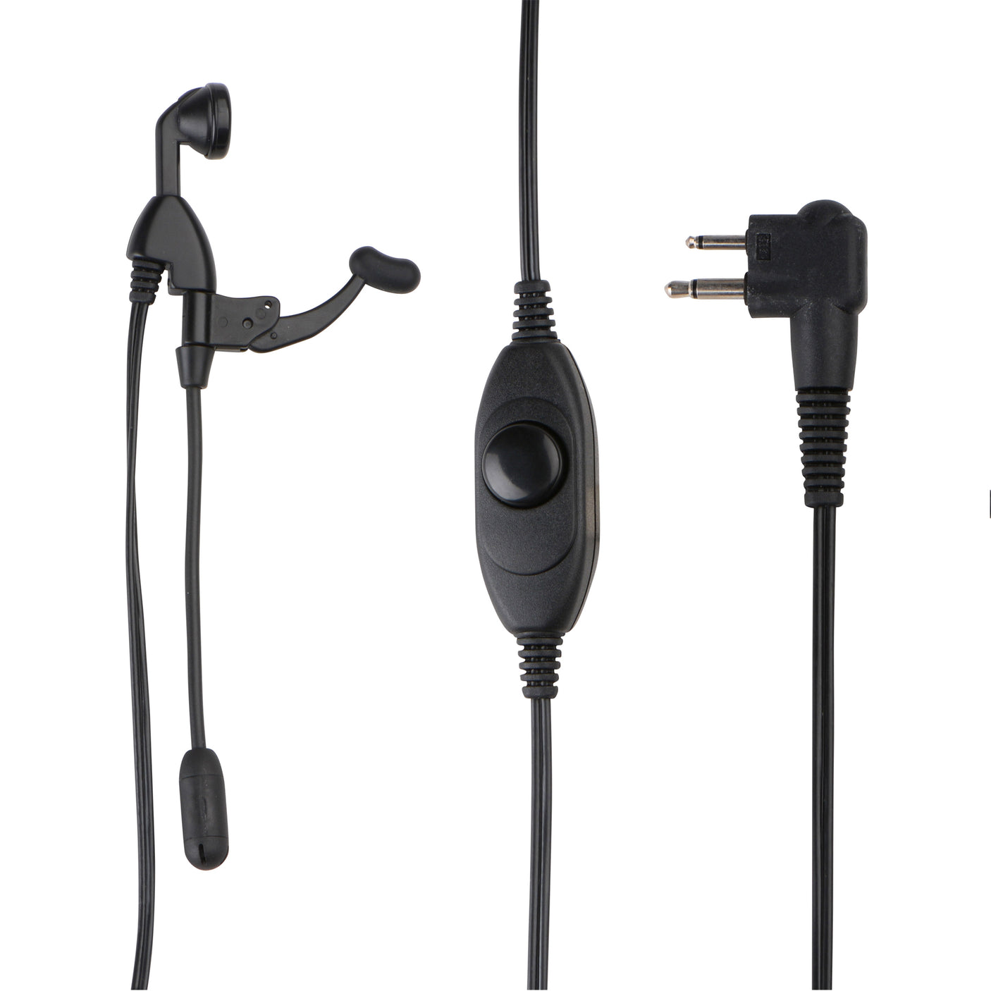 PMMN4001 Ultra-Light Earpiece with Boom Microphone and In-Line PTT