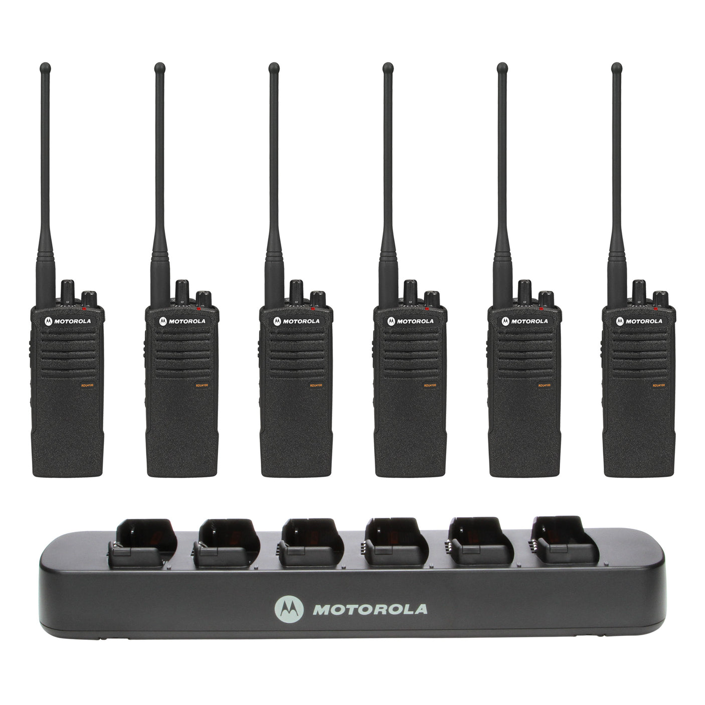 Motorola RDU4100 6 Pack Bundle with Multi Unit Charger – 6-pack