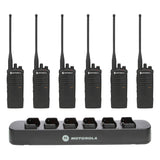 Motorola RDU4100 6 Pack Bundle with Multi Unit Charger