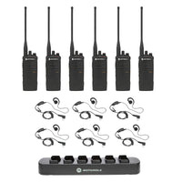 
              Motorola RDU4100 6 Pack Bundle with Multi Unit Charger and Headsets
            