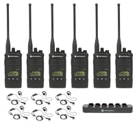 
              Motorola RDU4160D 6 pack with Multi Unit Charger and headsets
            