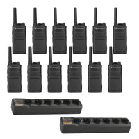 
              Motorola RMM2050 12 pack plus Multi Unit Chargers
            