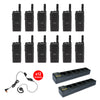 Motorola SL300 Display 12 Pack plus 2 Multi Unit Charger plus 12 PMLN7189 Swivel Earpiece