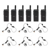 Motorola SL300 Display 6 Pack plus 6 PMLN7189 Swivel Earpiece